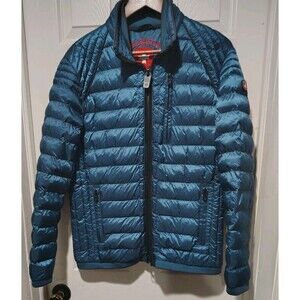 Wellensteyn MOL Women's Short Full Zip Jacket Size Medium Ice Blue Wind Resistan